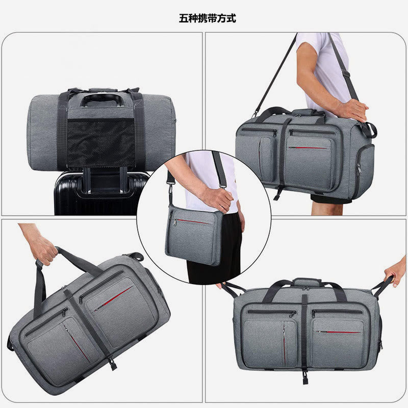 Duffel Bag For Travel Foldable Large Capacity Portable Fitness Bag