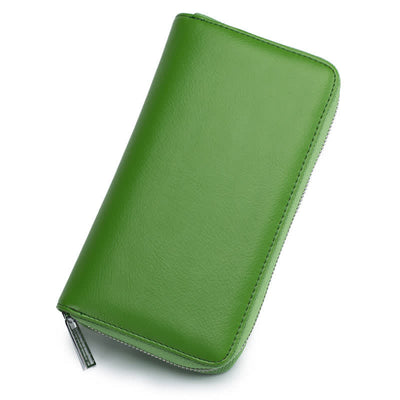 RFID Genuine Leather Card Wallet