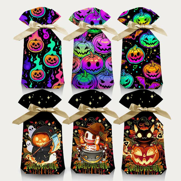 Halloween Candy Bag Bunny Ears Pumpkin Snack Gift Bag