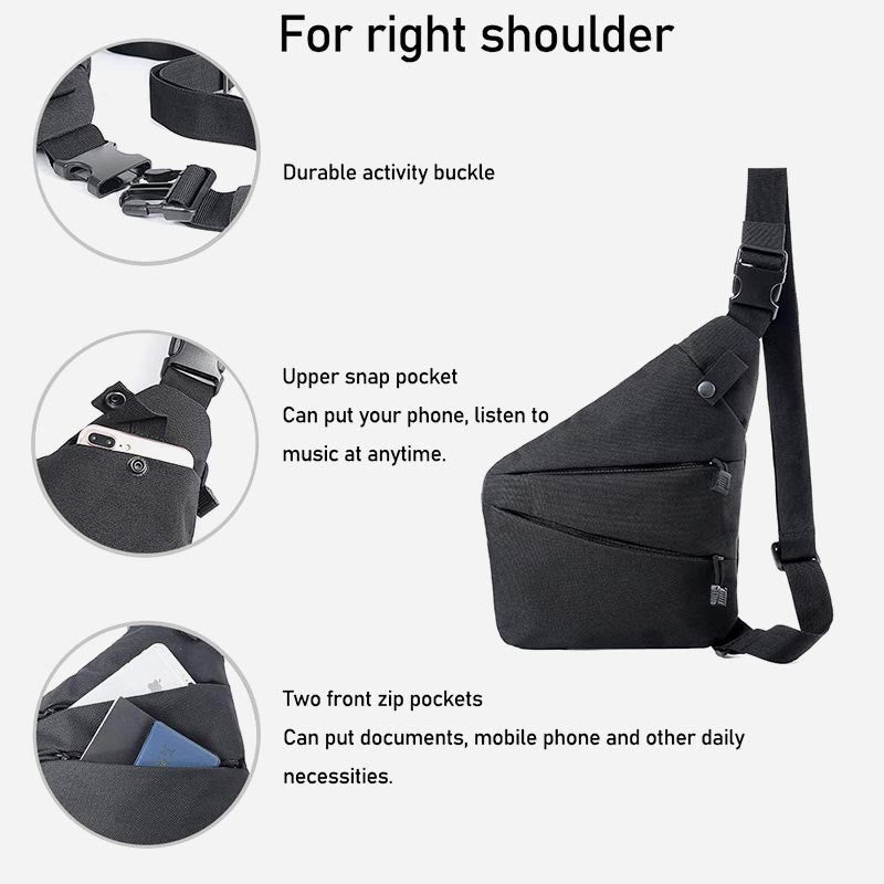 Sling Bag For Men Cycling Mountaineering Sports Crossbody Chest Bag