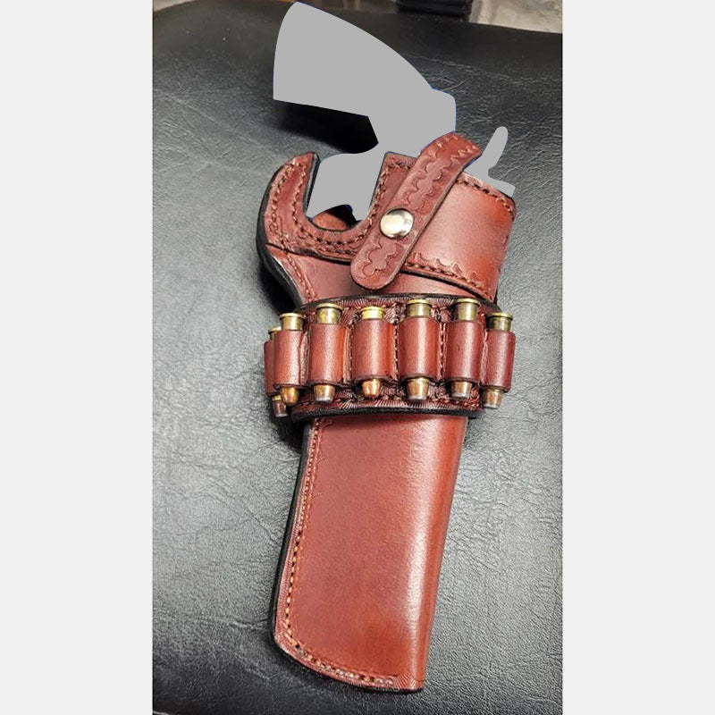 Western Holster For Cosplay Medieval Leather Concealed Protective Holster