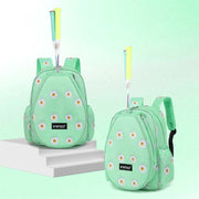 Badminton Backpack For Teens Floral Printing Sports Racket Bag