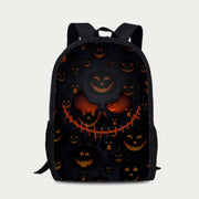 Backpack For Halloween Party Pumpkin Pattern Nylon Festival Daypack