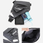 Sling Bag For Men Anti-Theft Multifunctional Sports Waterproof Chest Bag