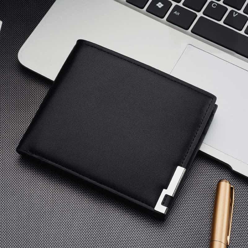 Minimalist Bifold Wallet for Men Business Slim Front Pocket Wallet