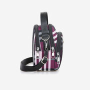 Multi-compartment Women Nylon Purse Crossbody Bag Waterproof Lightweight Handbag
