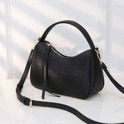 Shoulder Bag For Women Concise Style Plain Color Crossbody Bag