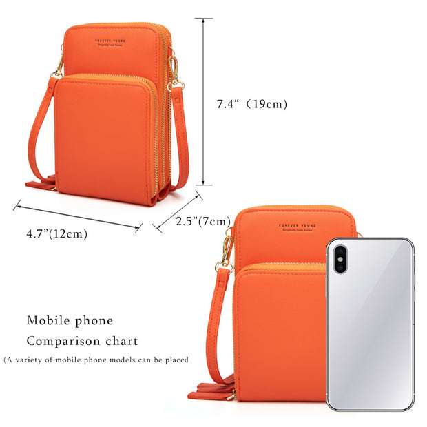 Large Capacity Multi-Pocket Crossbody Phone Bag