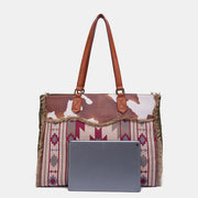 Women Tote Bags Large Capacity Multi Pocket Boho Shoulder Bag with Wallet