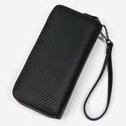 Long Wallet For Men Genuine Leather Retro Casual Clutch