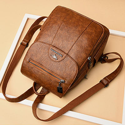 Small Backpack Purse for Women Soft PU Leather Casual Daypack Bags