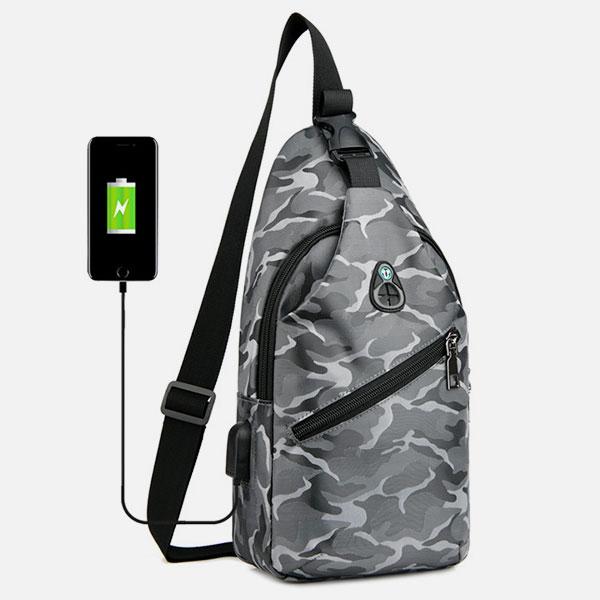 Waterproof Large-Capacity Casual Sling Bag Crossbody Bag