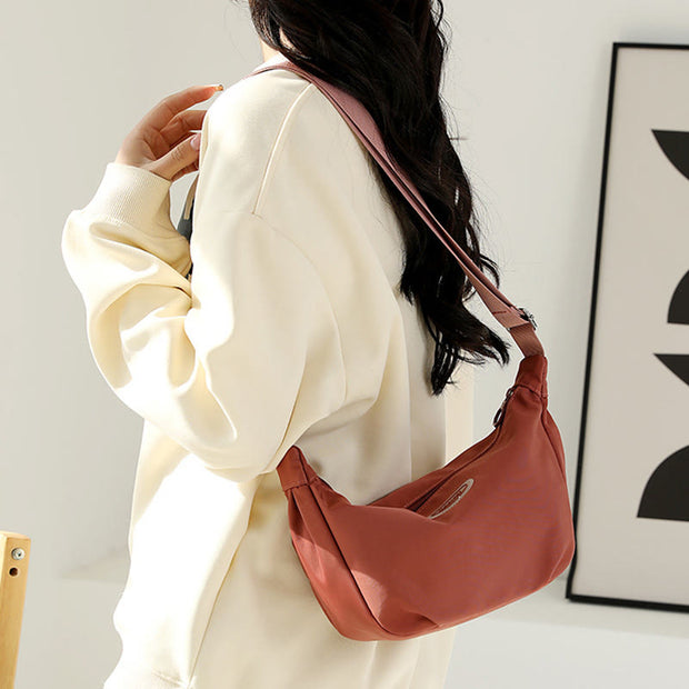 Crossbody Bag For Women Simple Nylon Multi-Functional Shopping Shoulder Bag