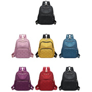 Lightweight Durable Casual Travel Hiking Women Girls Quilted Backpack Daypack