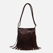 Tassel Bag For Women Adjustable Strap Crossbody Bag Shoulder Bag