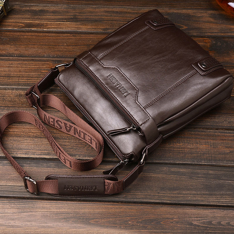 Waterproof Business Independent Double-layer Messenger Bag