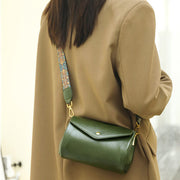 Crossbody Bag For Women Genuine Leather Cylinder Large Capacity Shoulder Bag