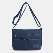 Multi-Pocket Lightweight Waterproof  Nylon Casual Crossbody Bag