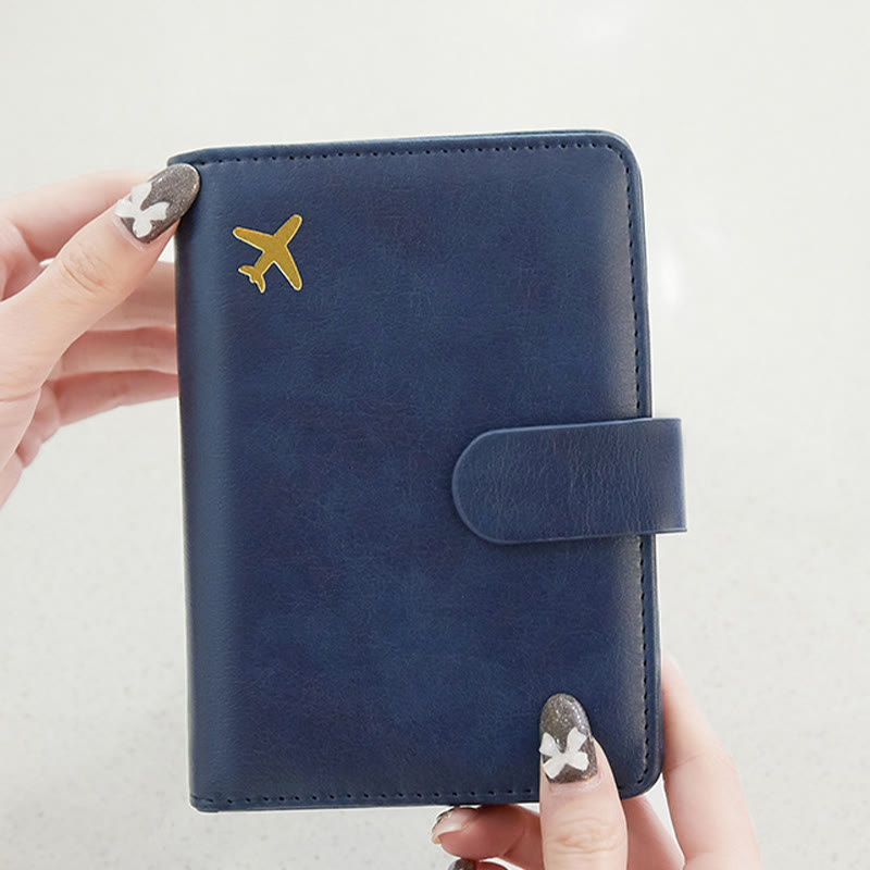 Passport Holder Multi-slot RFID Blocking Card Holder Travel Passport Cover