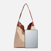 Canvas Tote Bag Set Wide Single Shoulder Bag For Women