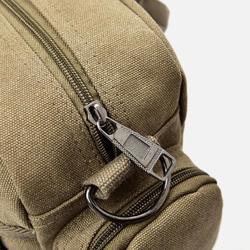 Messenger Bag for Men Casual Canvas Multi-Pocket crossbody bag