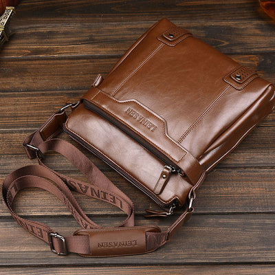 Waterproof Business Independent Double-layer Messenger Bag