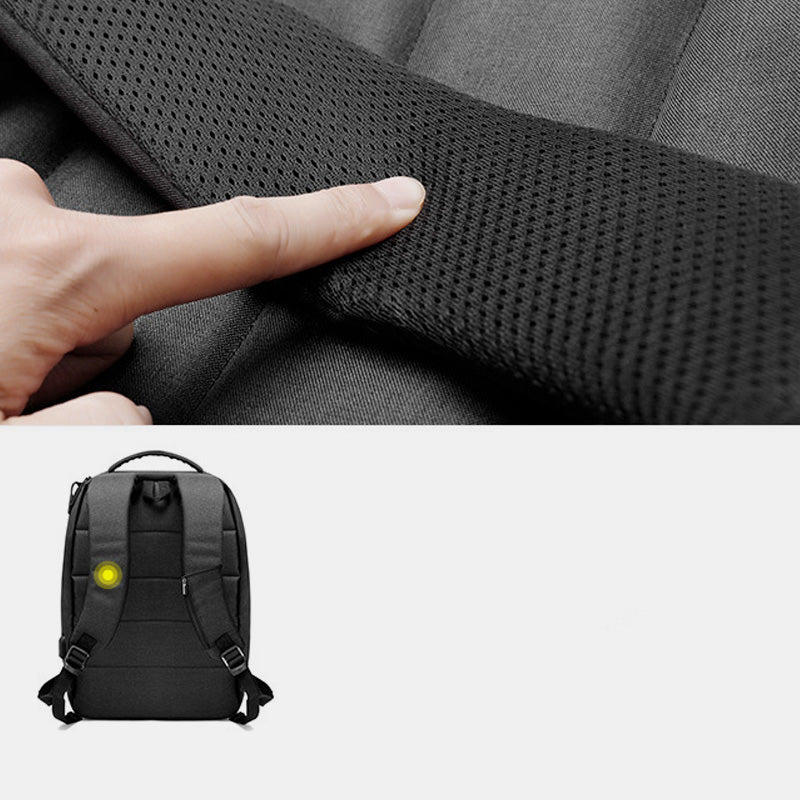 Waterproof USB Charging Multi-Pocket Backpack