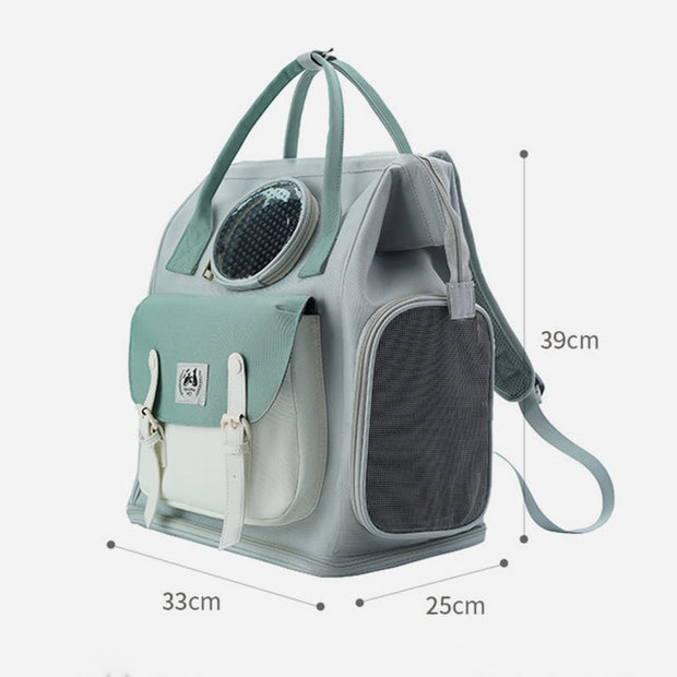 Cat Purse For Outdoor Large Portable Oxford Pet Carrier Backpack