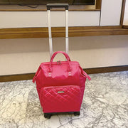 Detachable Travel Backpack Pull Rod Duffel Bag For Women Men
