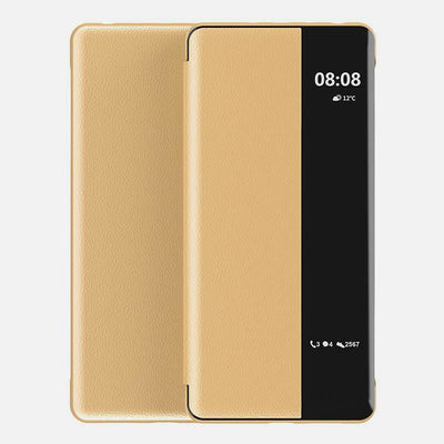 Huawei Mate Series Side Window Anti-Drop Flip Phone Case