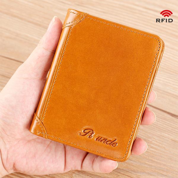 RFID Multifunctional Leather Wallet