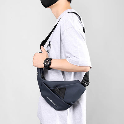 Unisex Lightweight Sling Bag Portable Travel Casual Crossbody Bag