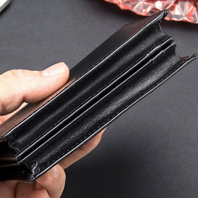 Retro Leather Wallet for Men RFID Blocking Credit Card Holder