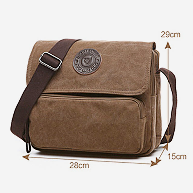 Messenger Bag For Men Daily Use Leisure Travel Crossbody Bag