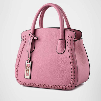 Women's Classic Satchel Purse Top-Handle PU Leather Tote Shoulder Bag