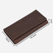 Wallet With Chain Mens Multiple Card Slot Triple Fold Purse