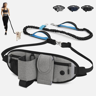 Multifunctional Waist Bag For Running Waterproof Dog Leash Sports Pack