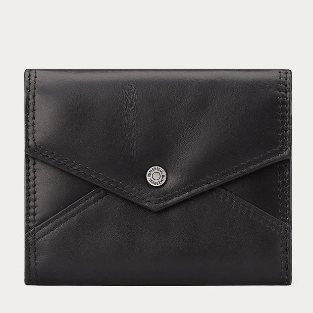 RFID Wallet For Women Envelope Style Genuine Leather Shopping Purse