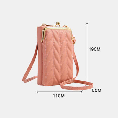 Leather Phone Bag For Women Large Capacity Crossbody Coin Wallet