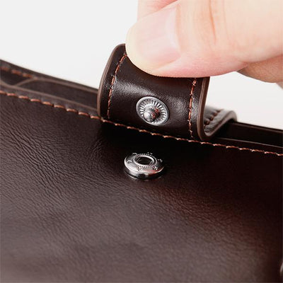 RFID Large Capacity Multi Card Leather Wallet