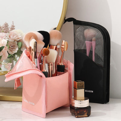 Storage Bag For Women Dialy Simple Vertical Travel Makeup Bag