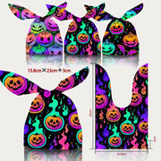 FREE TODAY: 50pcs Halloween Candy Bag Bunny Ears Pumpkin Snack Gift Bag