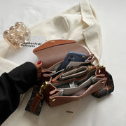 Retro Crossbody Bag for Women PU Leather Shoulder Bag Satchel Purses