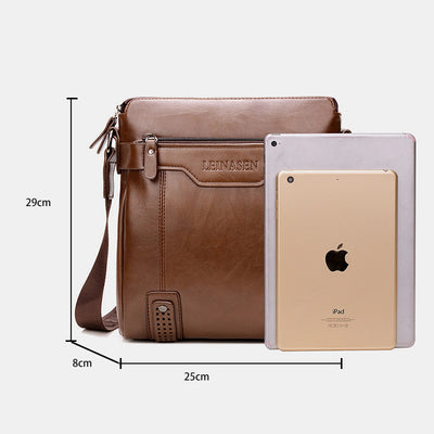 Waterproof Business Independent Double-layer Messenger Bag