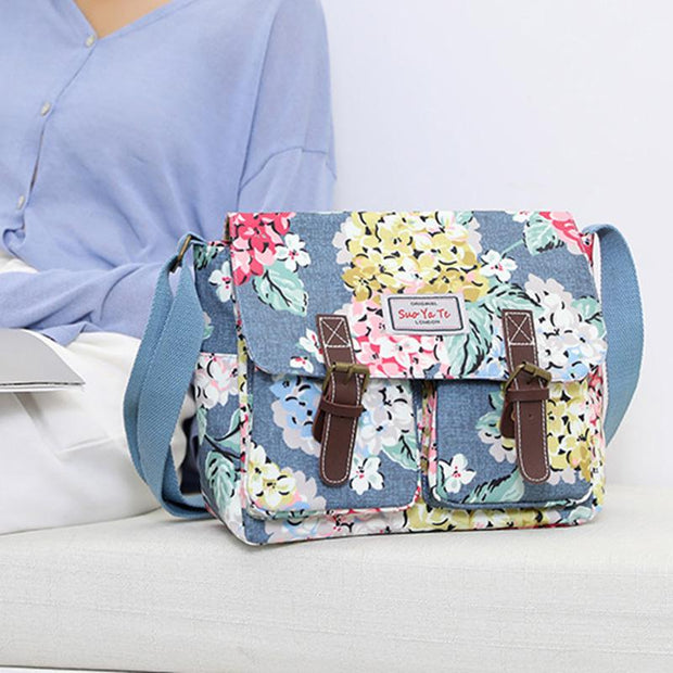 Flower Trend Shopping Diagonal Shoulder Bag