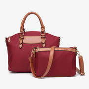 Classic Bag Set Minimalist Oxford Top Handle Bag Crossbody Bag