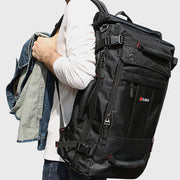 Large Capacity Travel Backpack Convertible Shoulder Bag With Password Lock