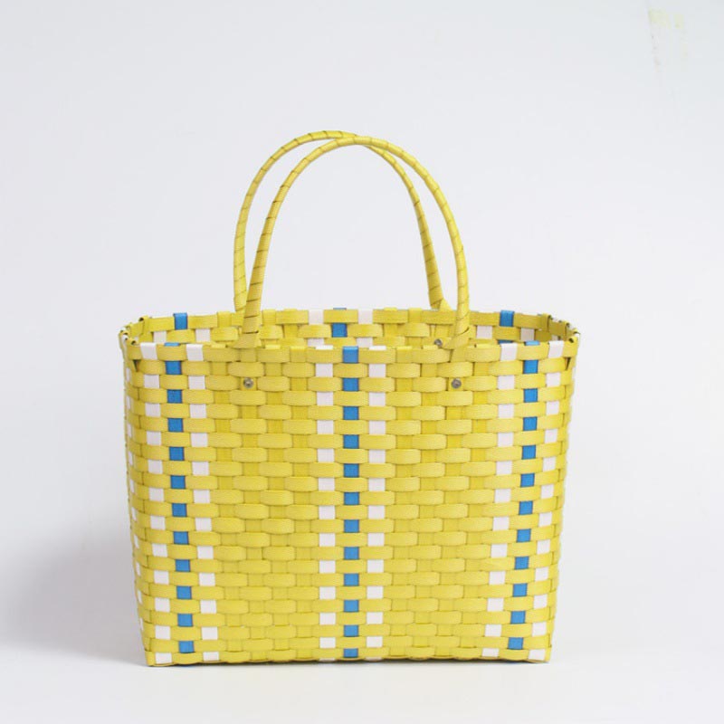 Large Capacity Weave Tote Bag Water&Tear-Resist Storage Handbags Beach Bag