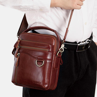 Multifunctional Genuine Leather Handbag Crossbody Bag