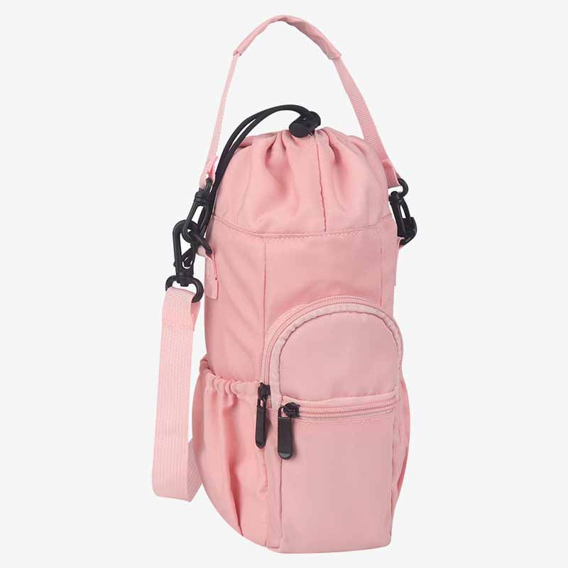 Portable Bottle Storage Bag For Travel Multifunctional Drawstring Crossbody Bag